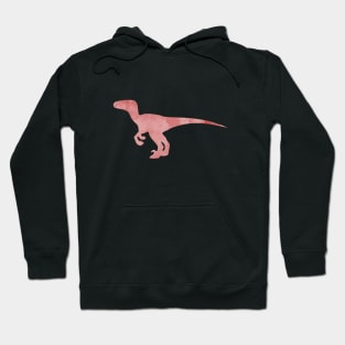 Red Raptor Silhouette Hoodie